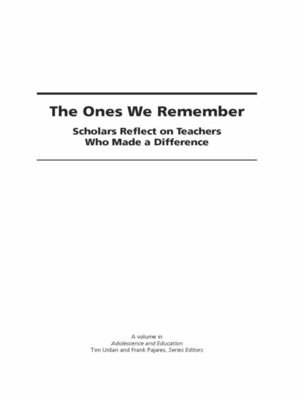 cover image of The Ones We Remember